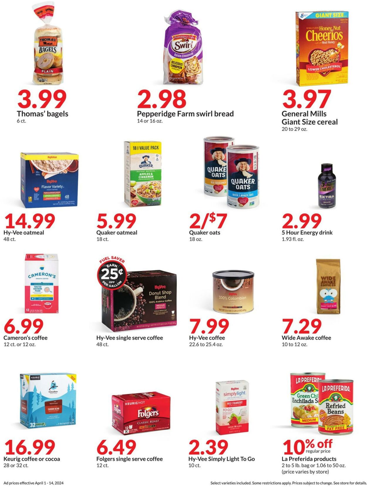 Weekly ad Hy-Vee 04/01/2024 - 04/14/2024