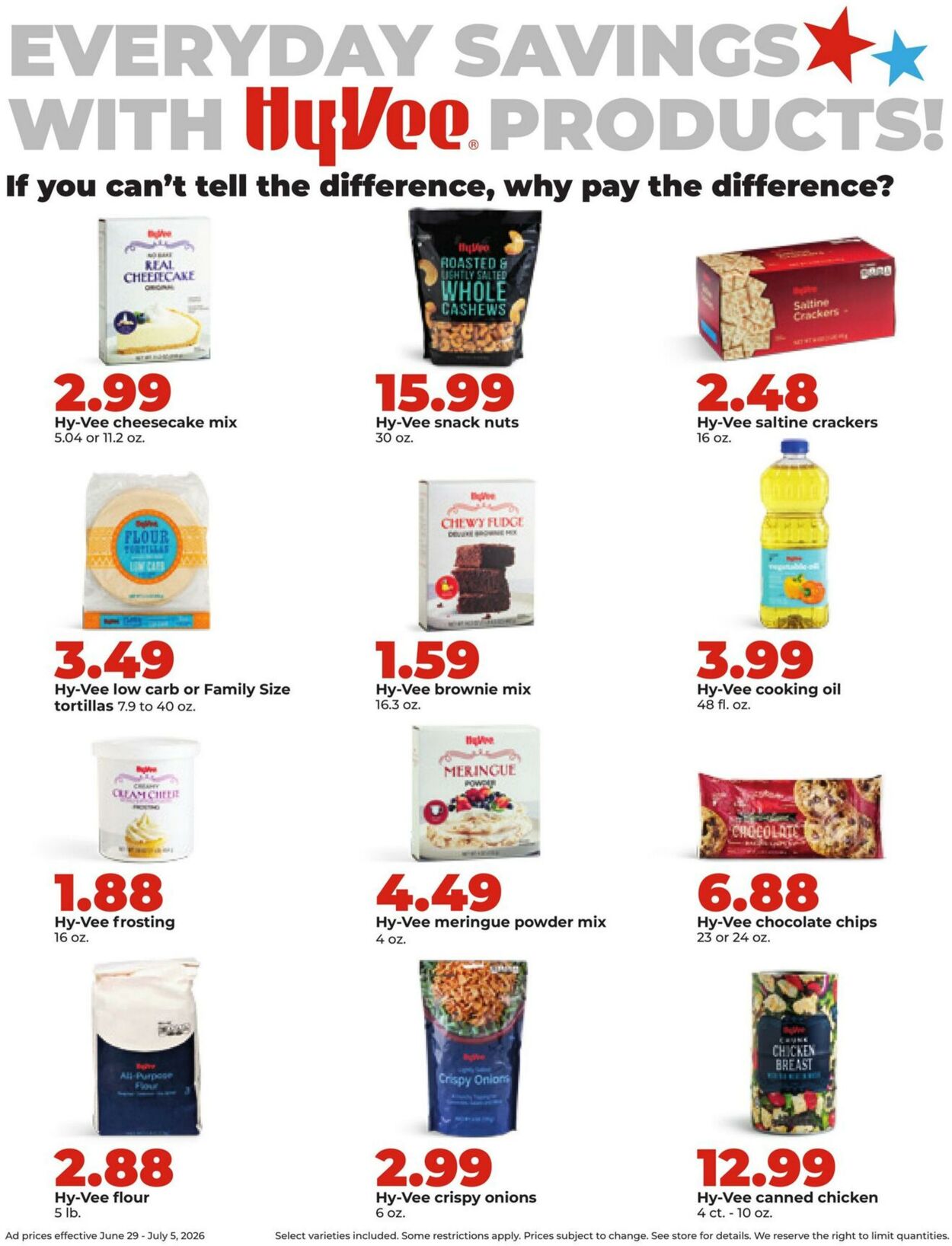 Weekly ad Hy-Vee 06/29/2026 - 07/05/2026