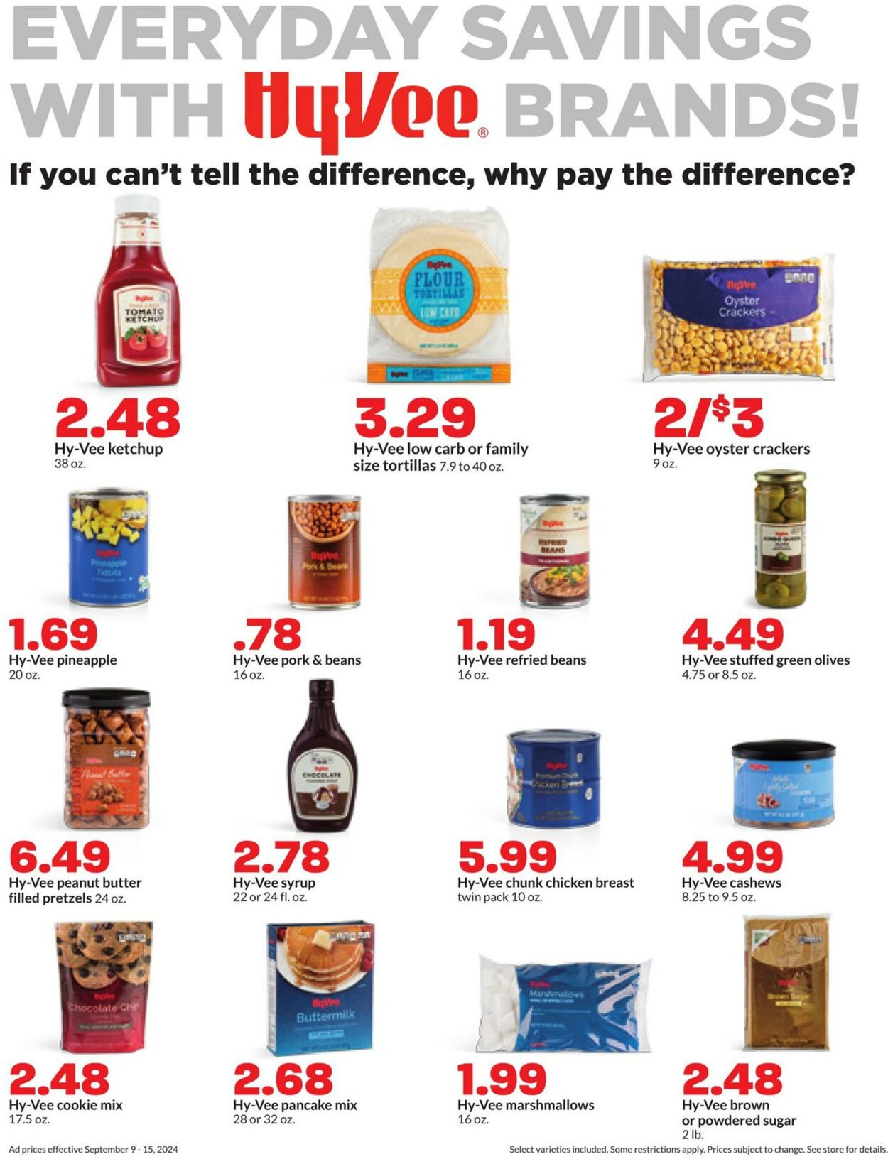 Weekly ad Hy-Vee 09/09/2024 - 09/15/2024