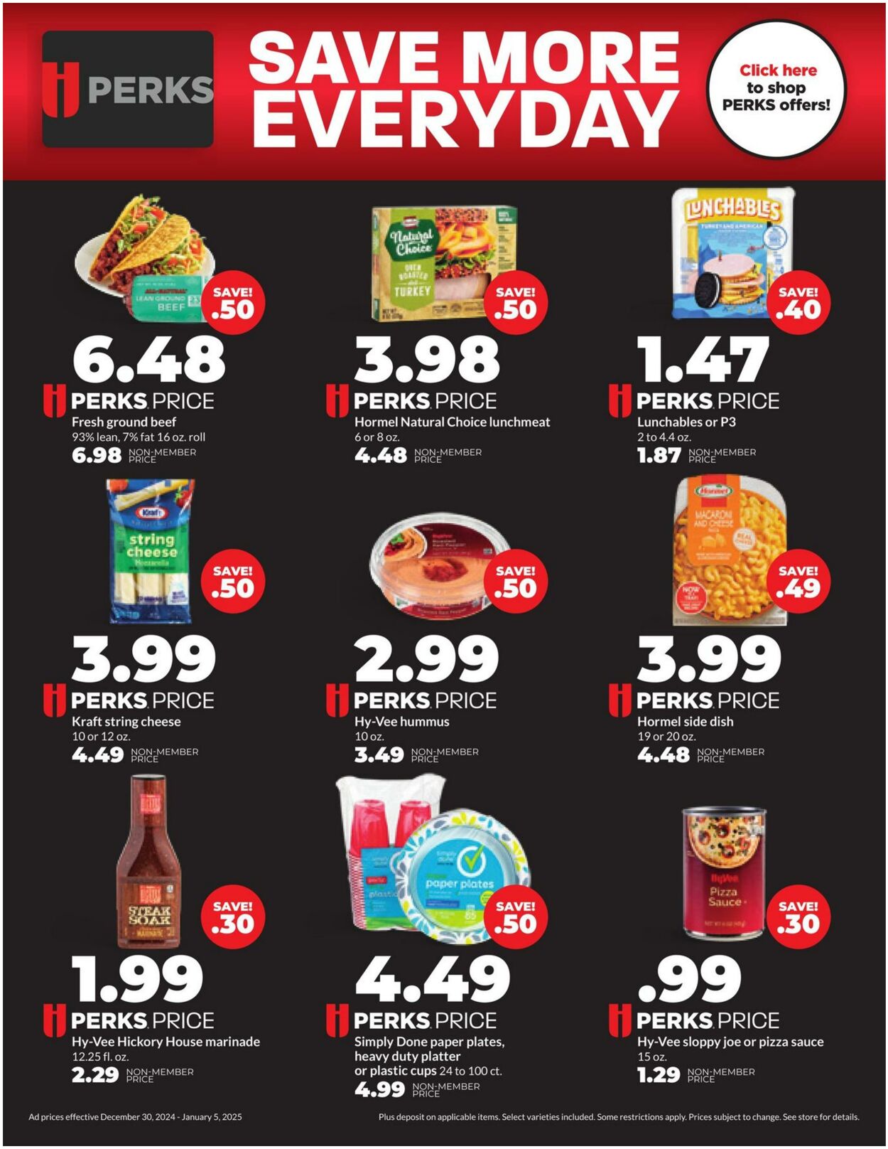 Weekly ad Hy-Vee 12/30/2024 - 01/05/2025