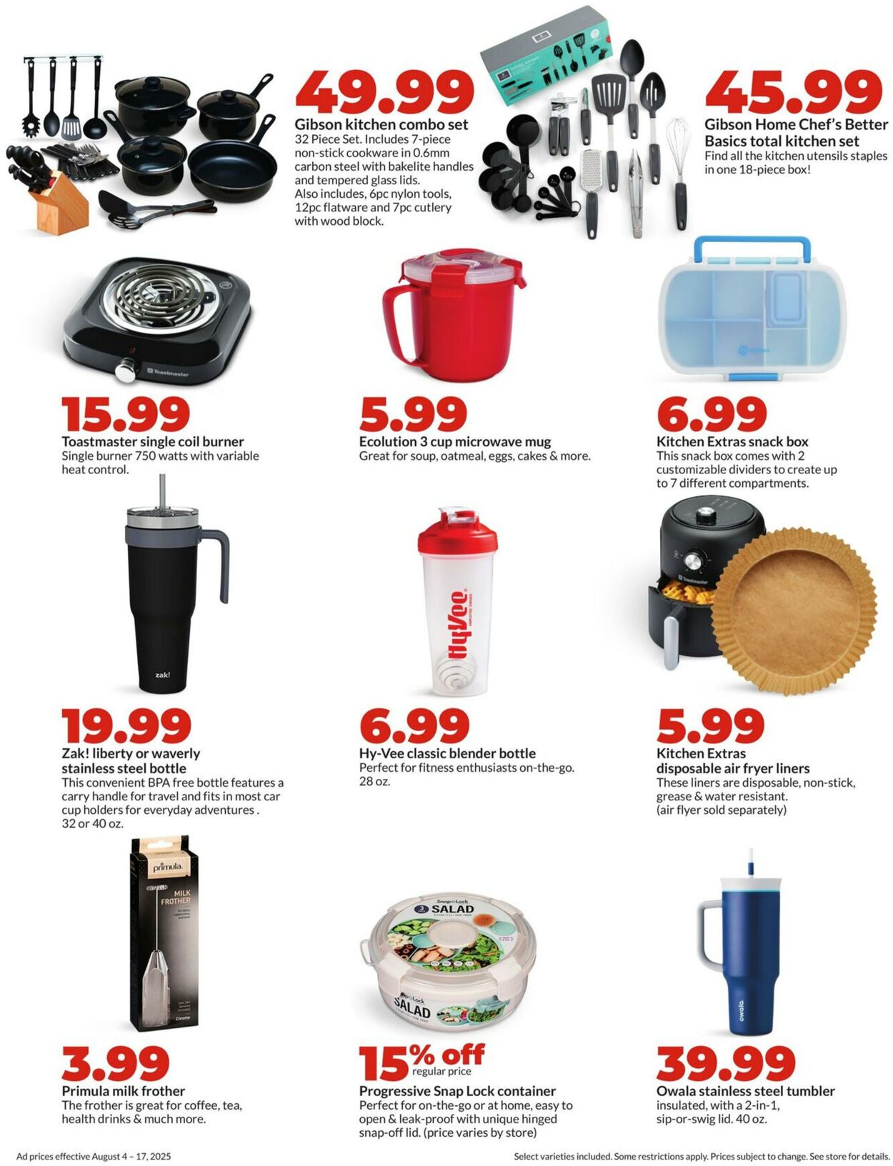 Weekly ad Hy-Vee 08/04/2025 - 08/10/2025