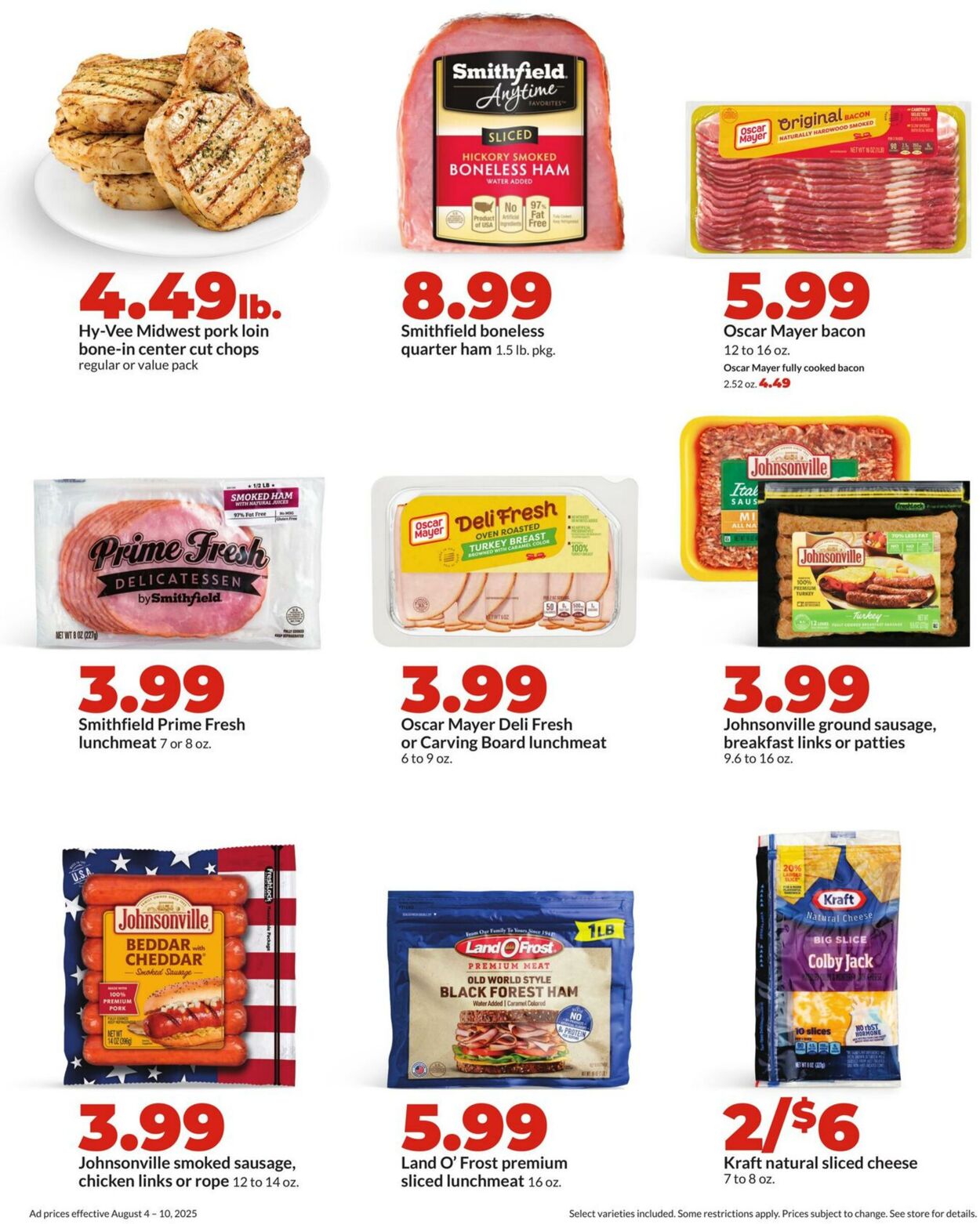 Weekly ad Hy-Vee 08/04/2025 - 08/10/2025