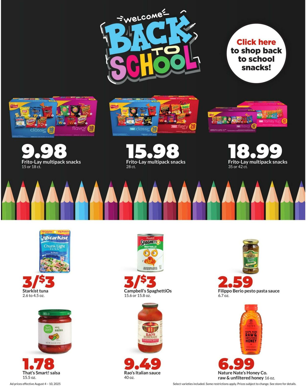 Weekly ad Hy-Vee 08/04/2025 - 08/10/2025