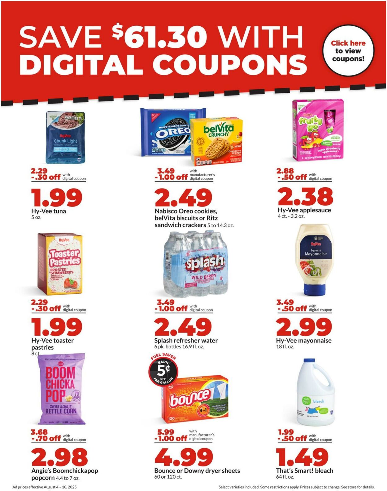 Weekly ad Hy-Vee 08/04/2025 - 08/10/2025