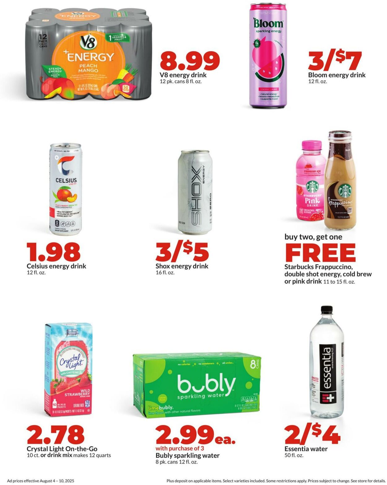 Weekly ad Hy-Vee 08/04/2025 - 08/10/2025