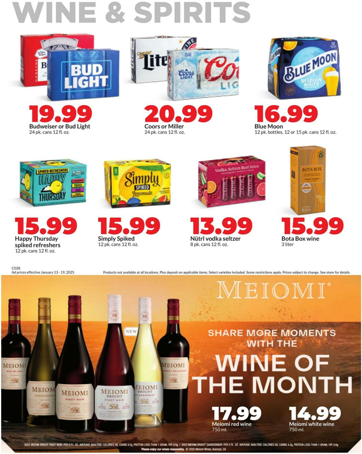 Weekly ad Hy-Vee 01/13/2025 - 01/19/2025