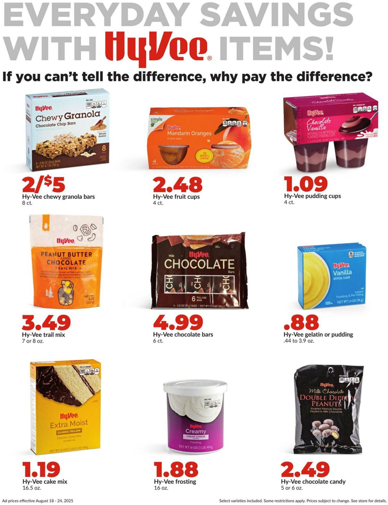 Weekly ad Hy-Vee 08/18/2025 - 08/24/2025