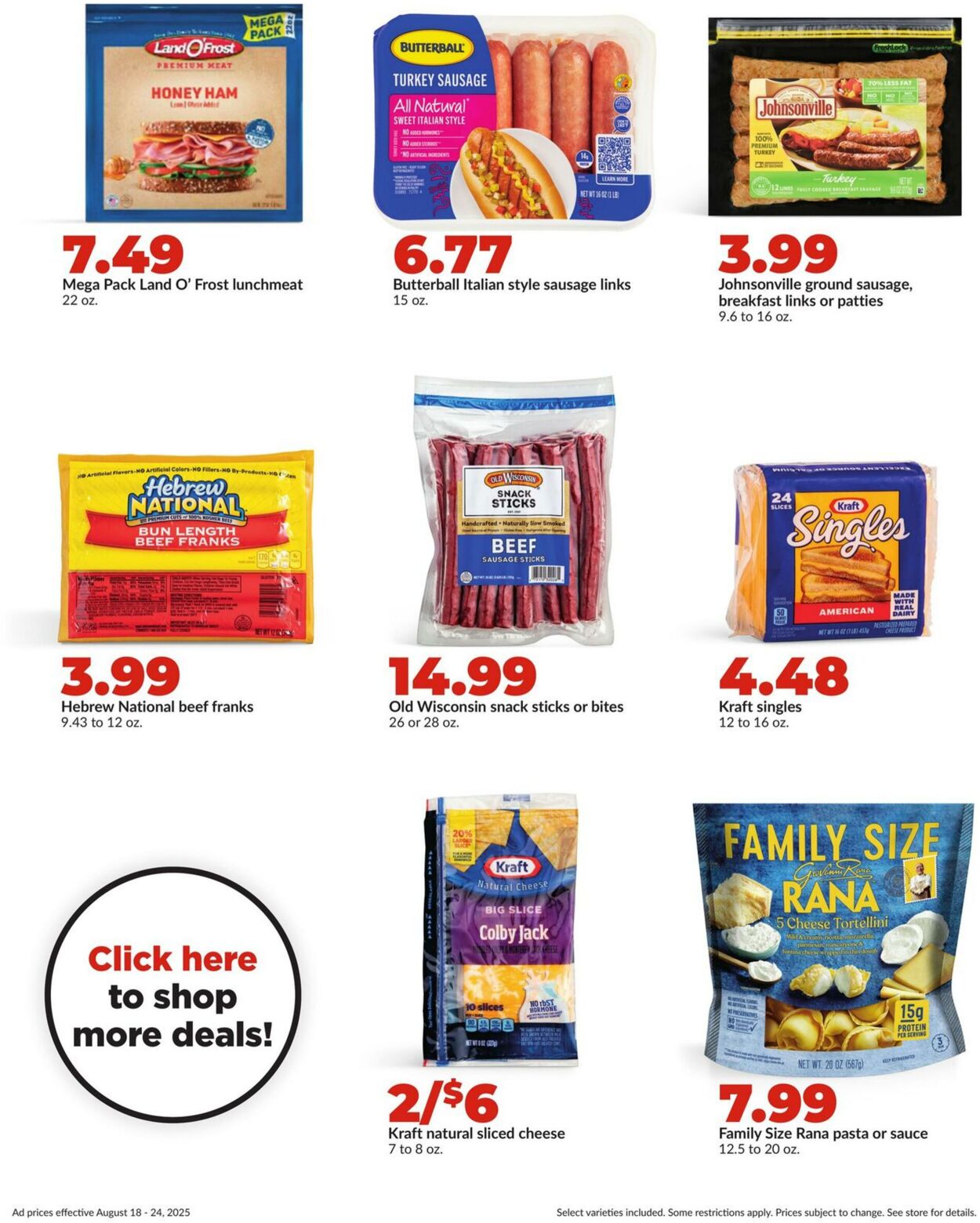Weekly ad Hy-Vee 08/18/2025 - 08/24/2025