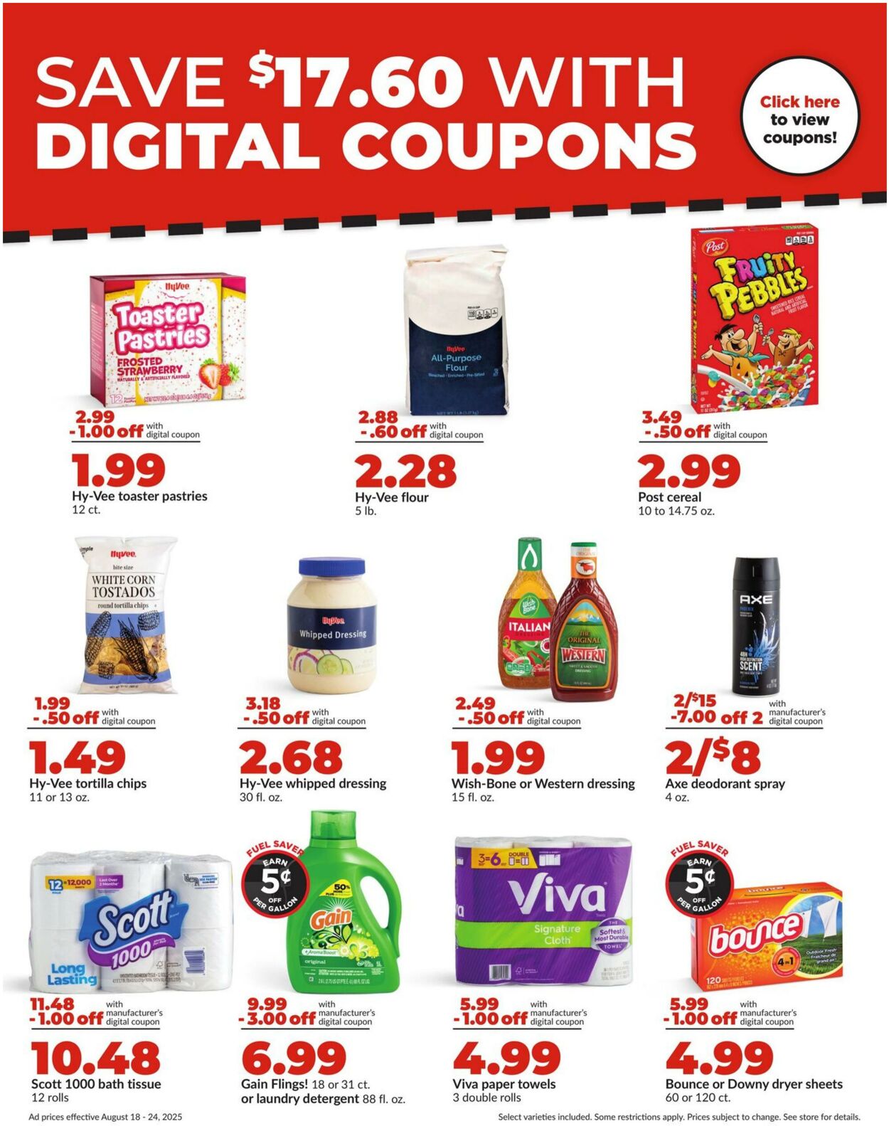 Weekly ad Hy-Vee 08/18/2025 - 08/24/2025