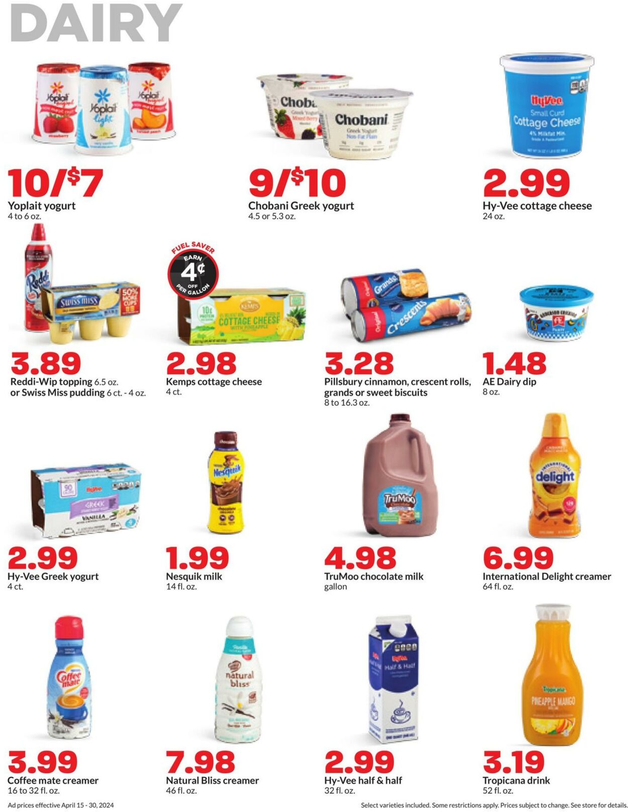 Weekly ad Hy-Vee 04/15/2024 - 04/30/2024