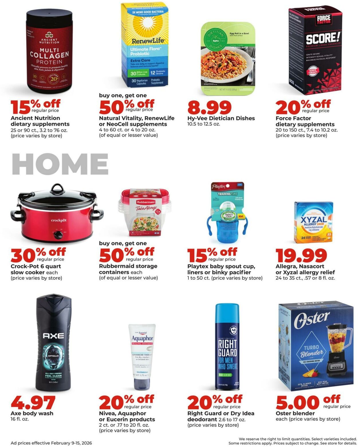 Weekly ad Hy-Vee 02/09/2026 - 02/15/2026