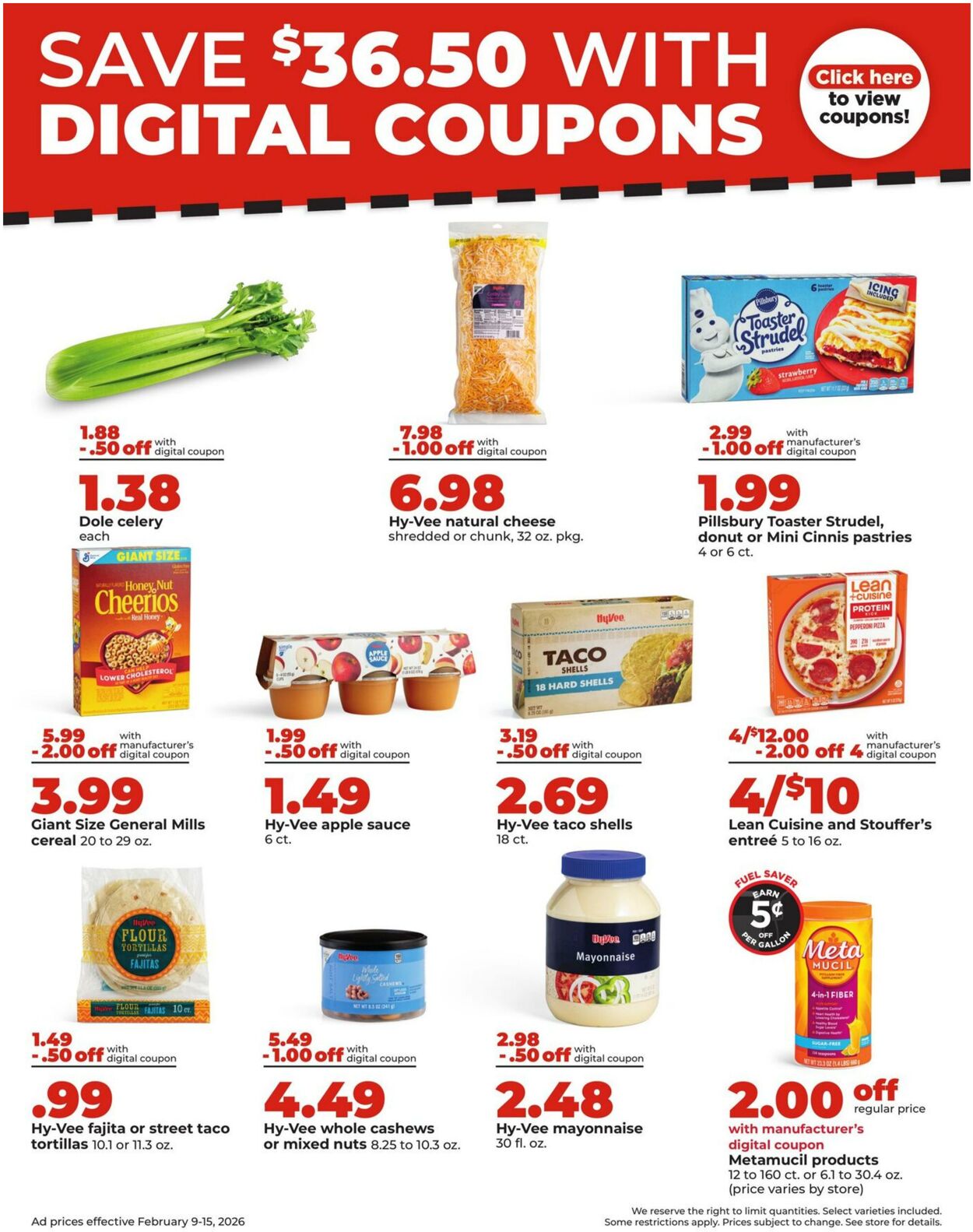 Weekly ad Hy-Vee 02/09/2026 - 02/15/2026