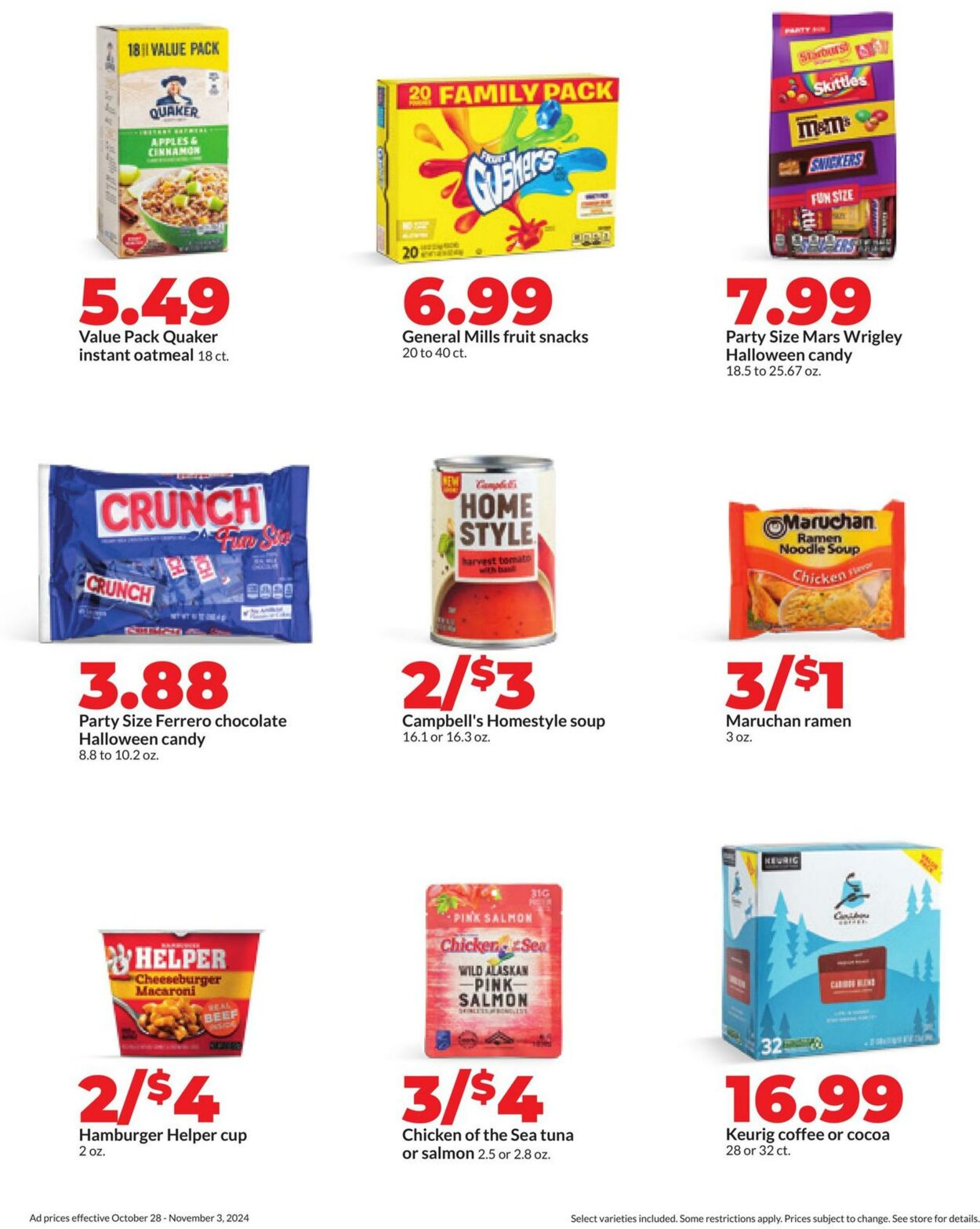 Weekly ad Hy-Vee 10/28/2024 - 11/03/2024