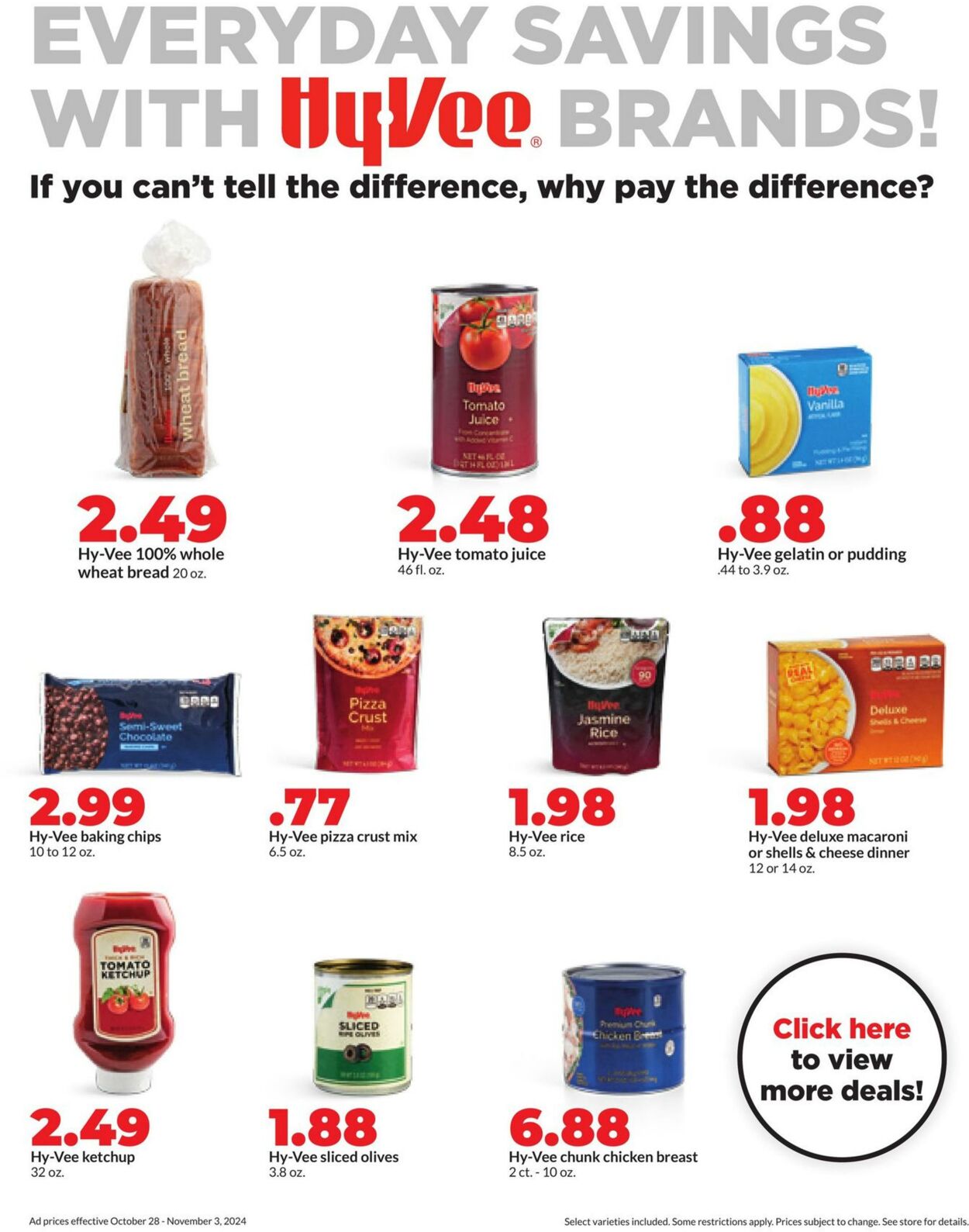 Weekly ad Hy-Vee 10/28/2024 - 11/03/2024