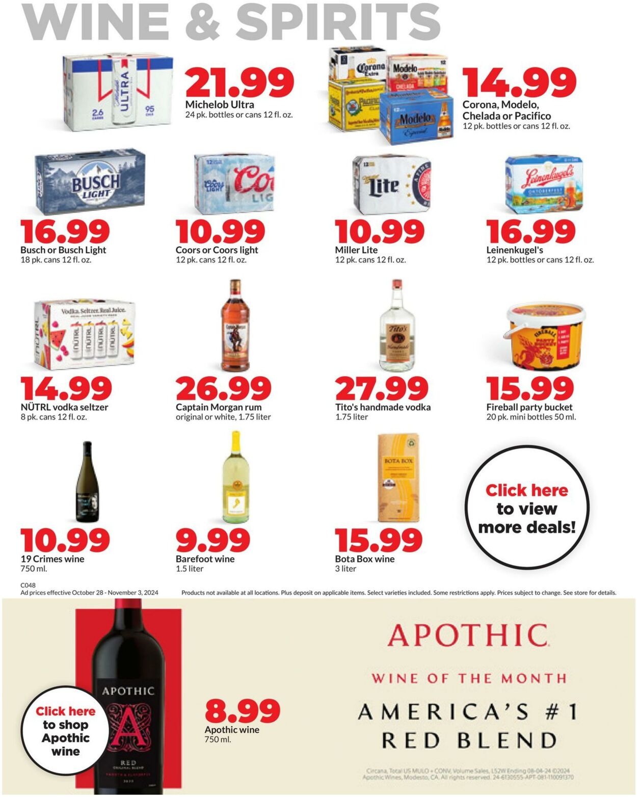 Weekly ad Hy-Vee 10/28/2024 - 11/03/2024