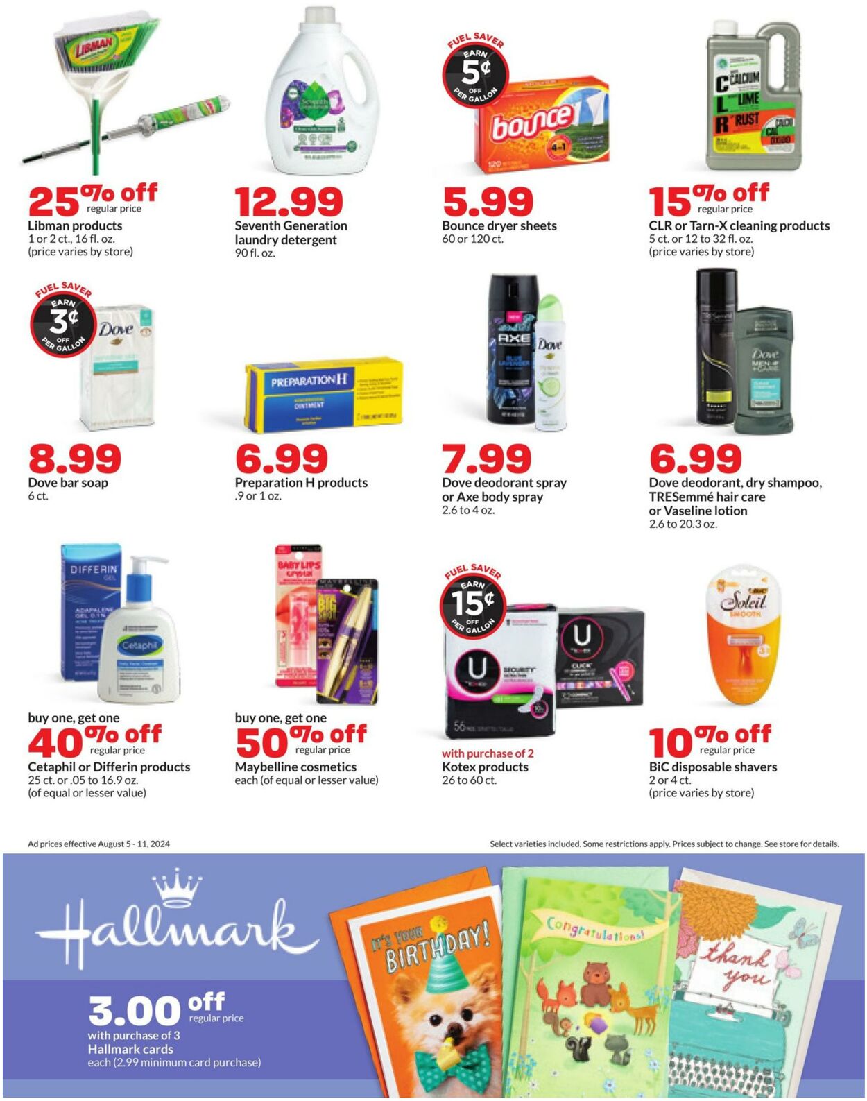 Weekly ad Hy-Vee 08/05/2024 - 08/11/2024