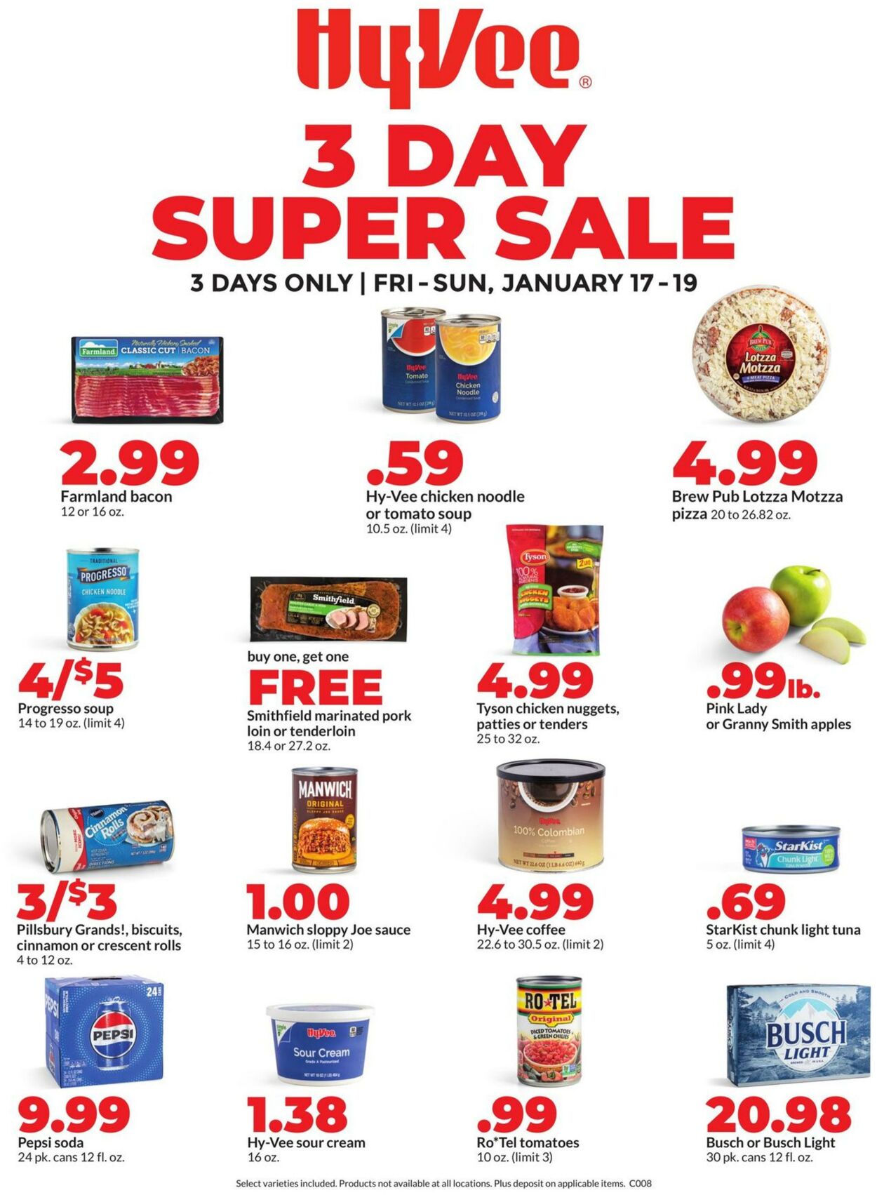 Weekly ad Hy-Vee 01/17/2025 - 01/19/2025