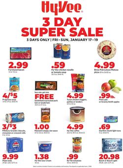 Weekly ad Hy-Vee 01/17/2025 - 01/19/2025