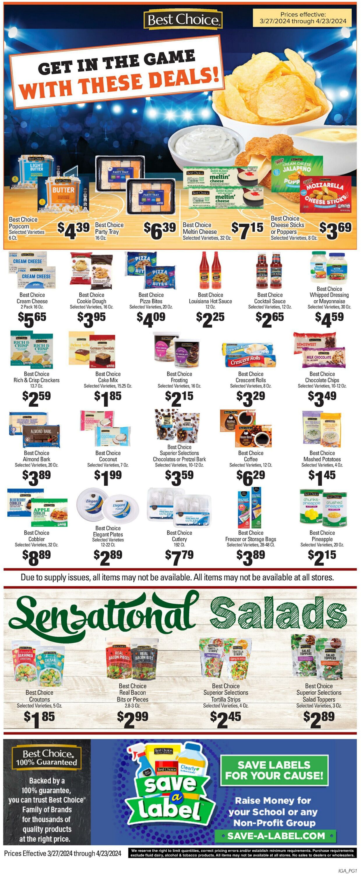 Weekly ad IGA 04/03/2024 - 04/09/2024