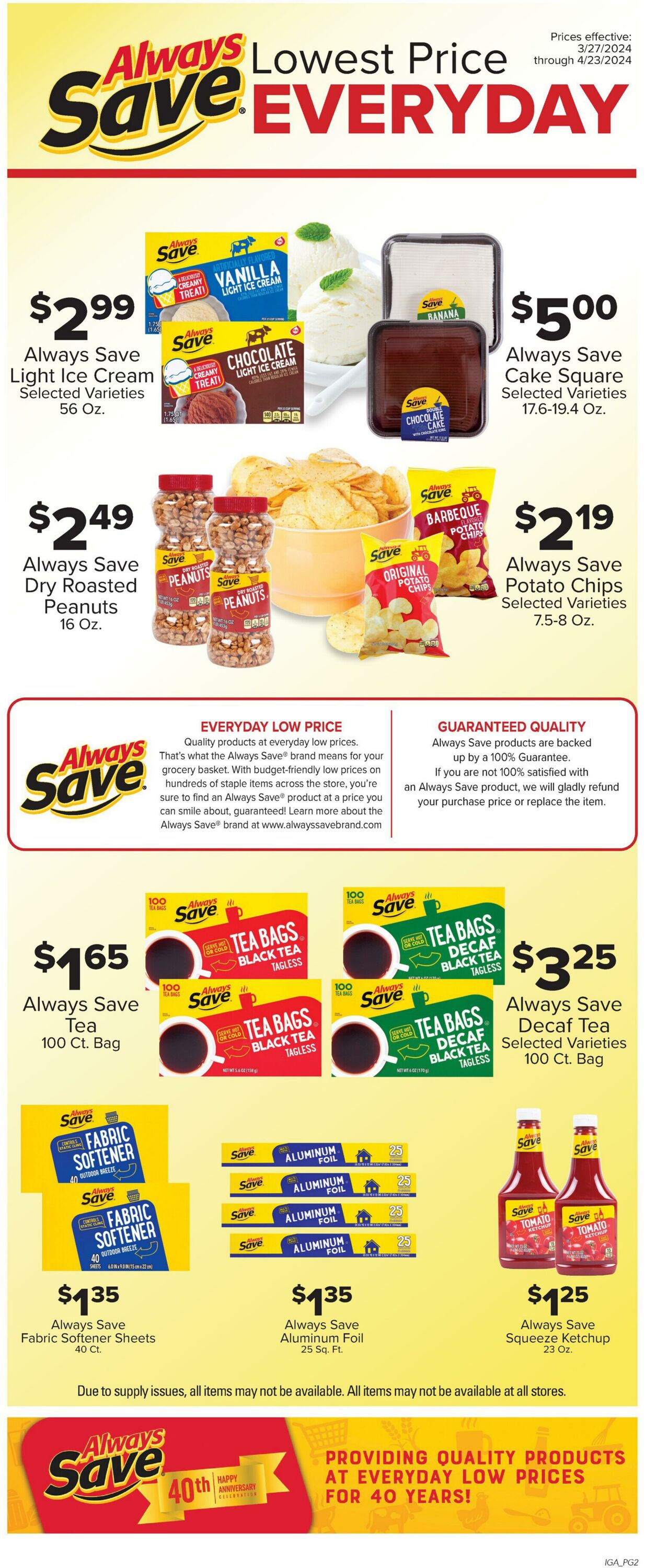 Weekly ad IGA 04/03/2024 - 04/09/2024