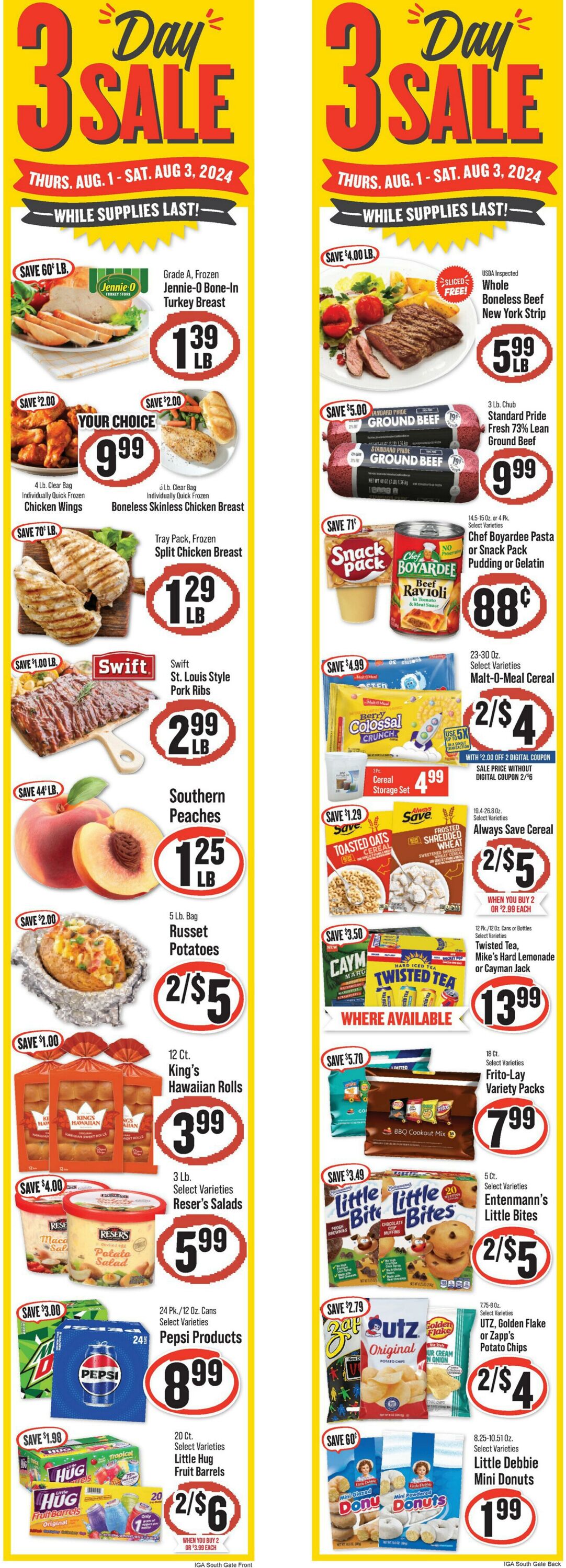 Weekly ad IGA 07/31/2024 - 08/06/2024