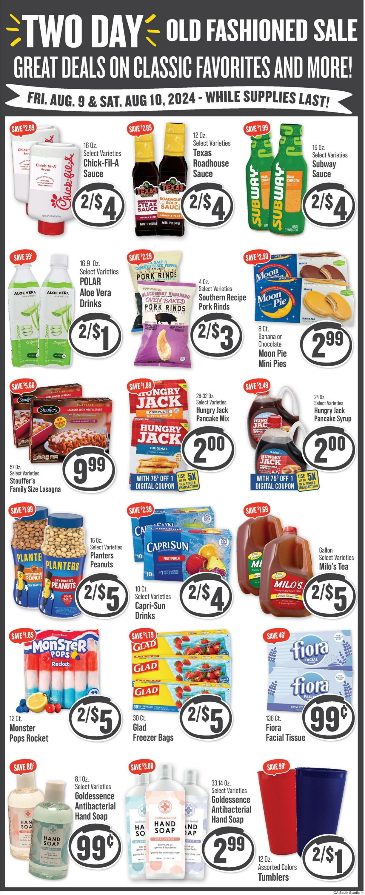 Weekly ad IGA 08/07/2024 - 08/13/2024