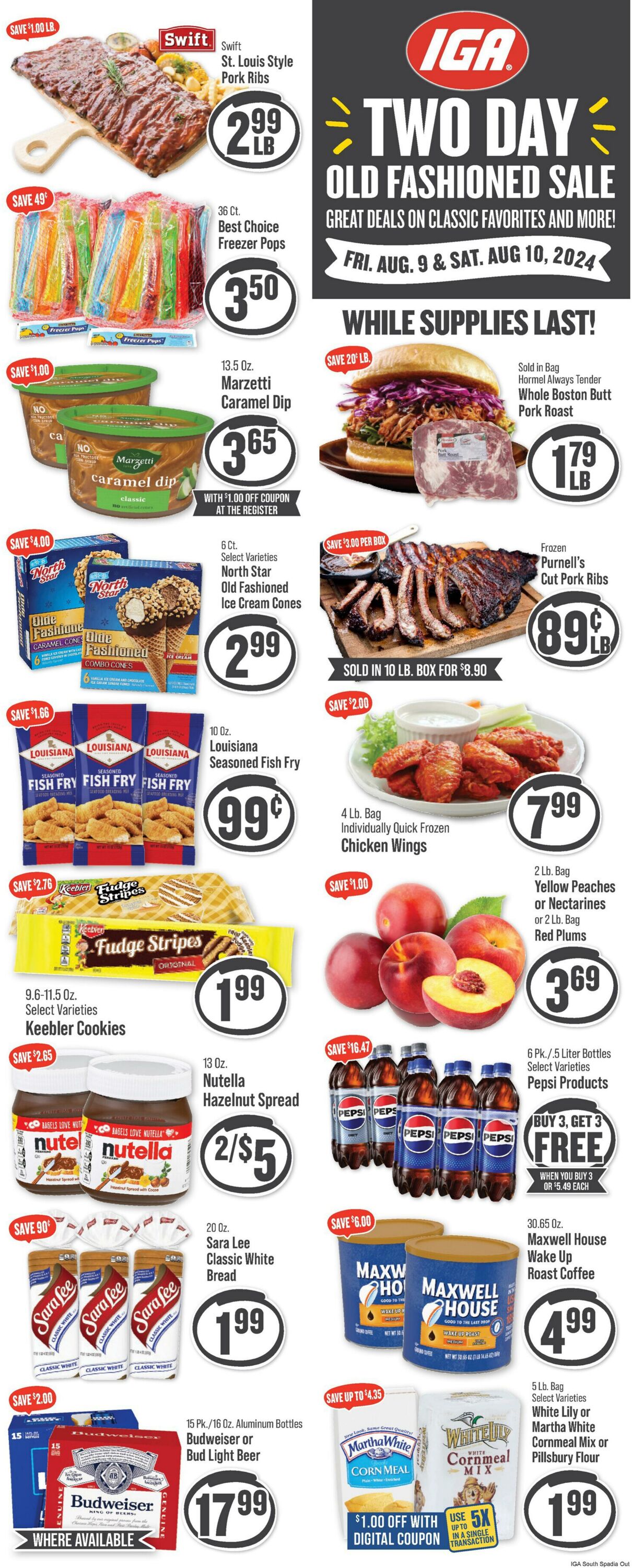 Weekly ad IGA 08/07/2024 - 08/13/2024