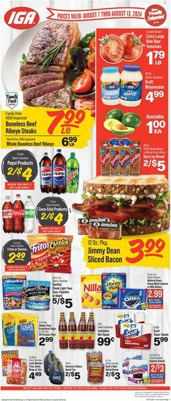 Weekly ad IGA 07/31/2024 - 08/06/2024