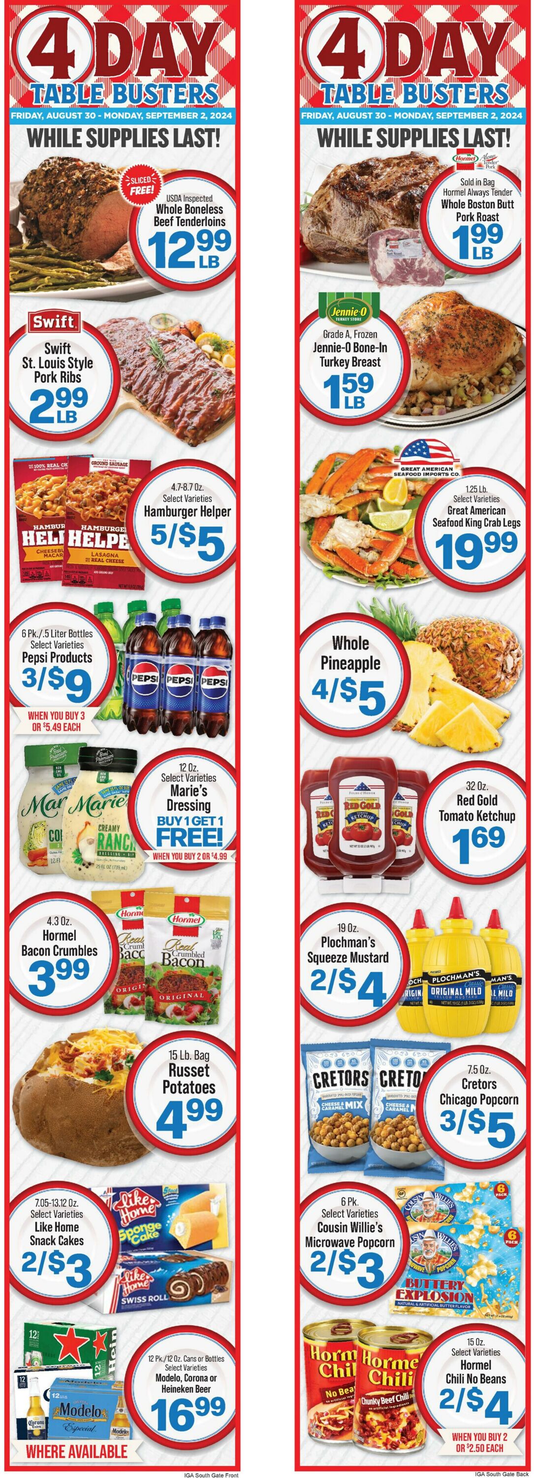 Weekly ad IGA 08/28/2024 - 09/03/2024