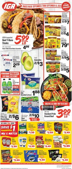 Weekly ad IGA 11/16/2022 - 11/29/2022