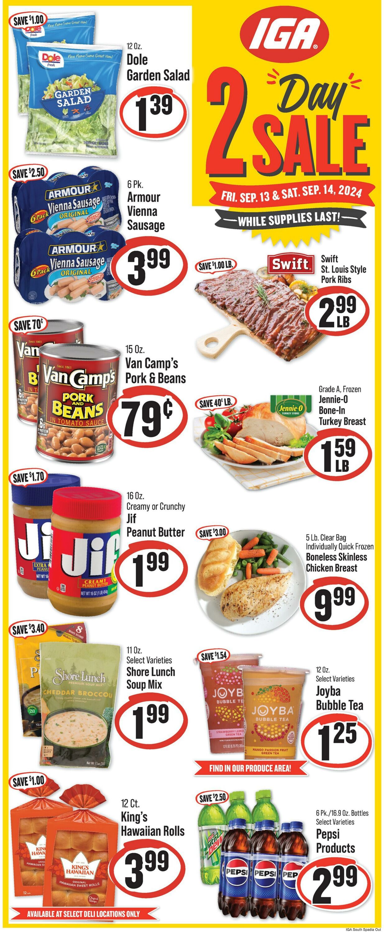 Weekly ad IGA 09/11/2024 - 09/17/2024