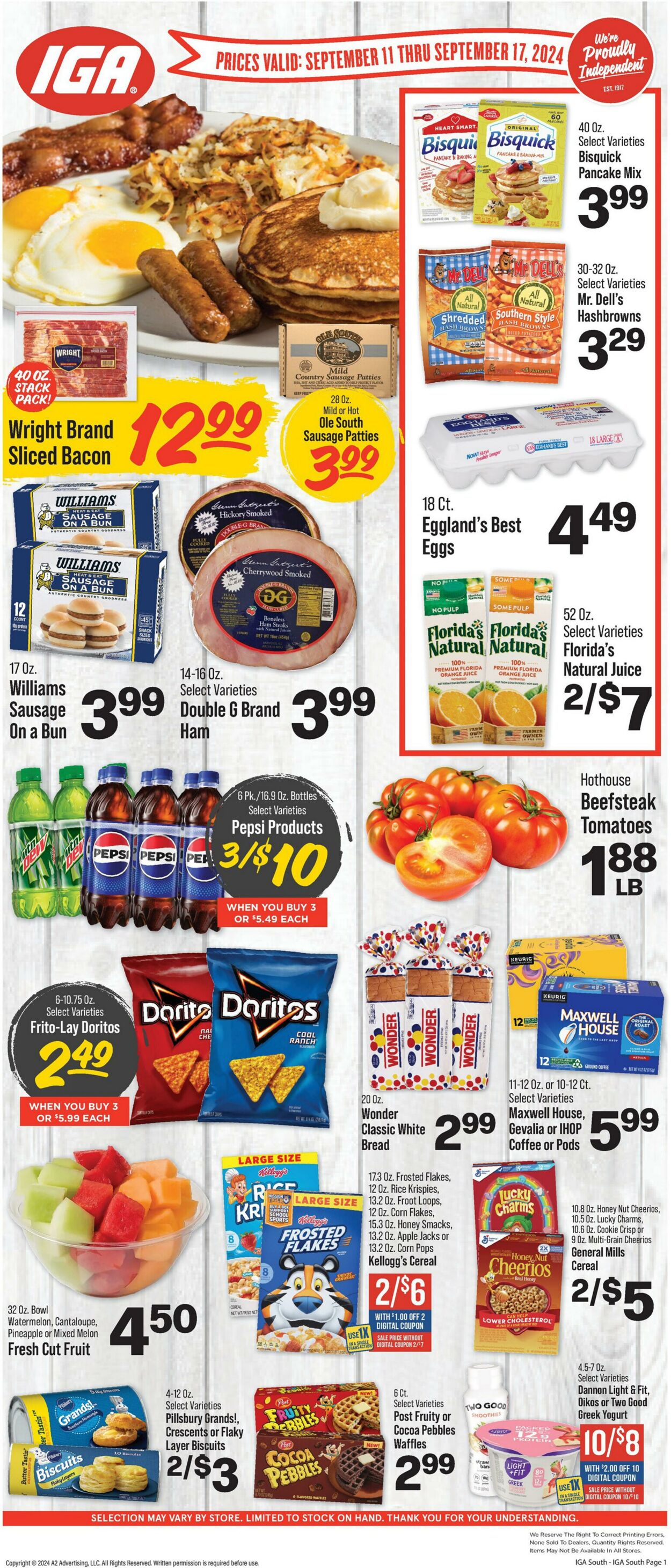 IGA Promotional weekly ads