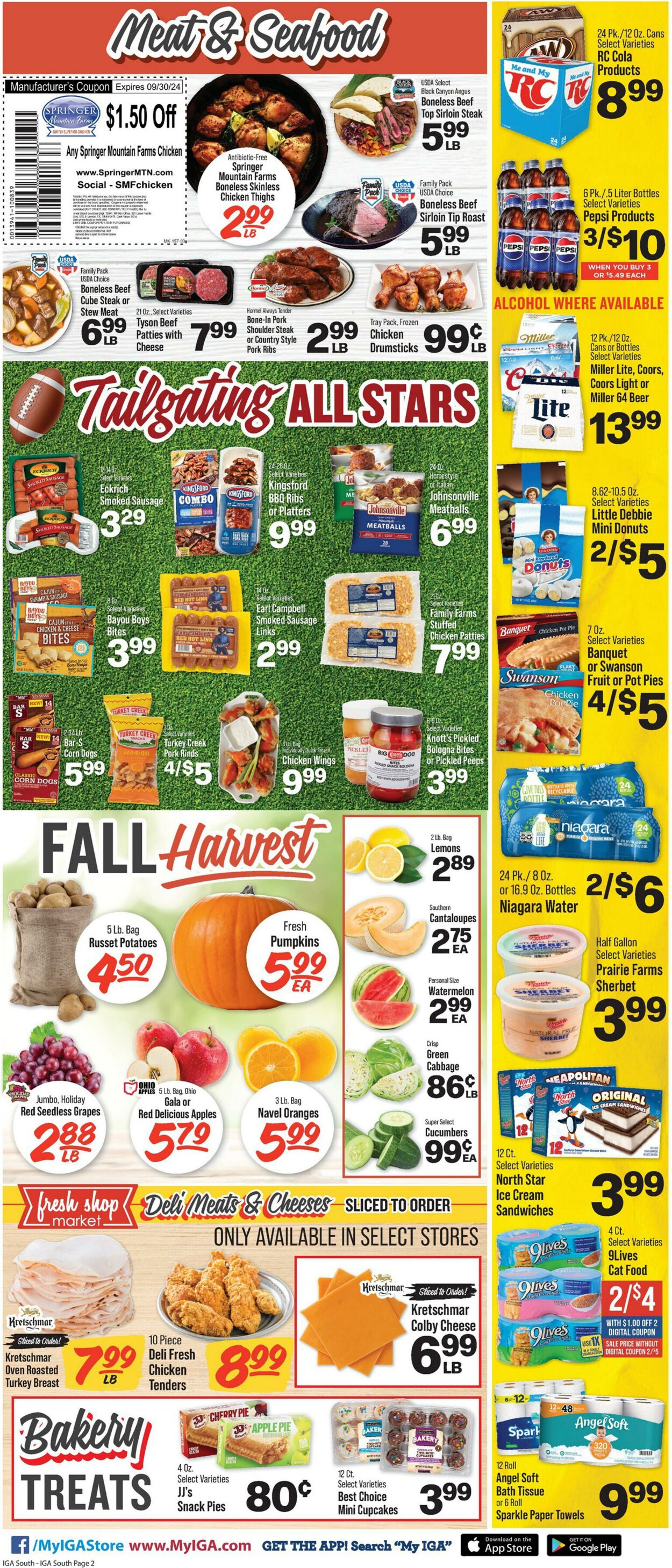 Weekly ad IGA 09/25/2024 - 10/01/2024