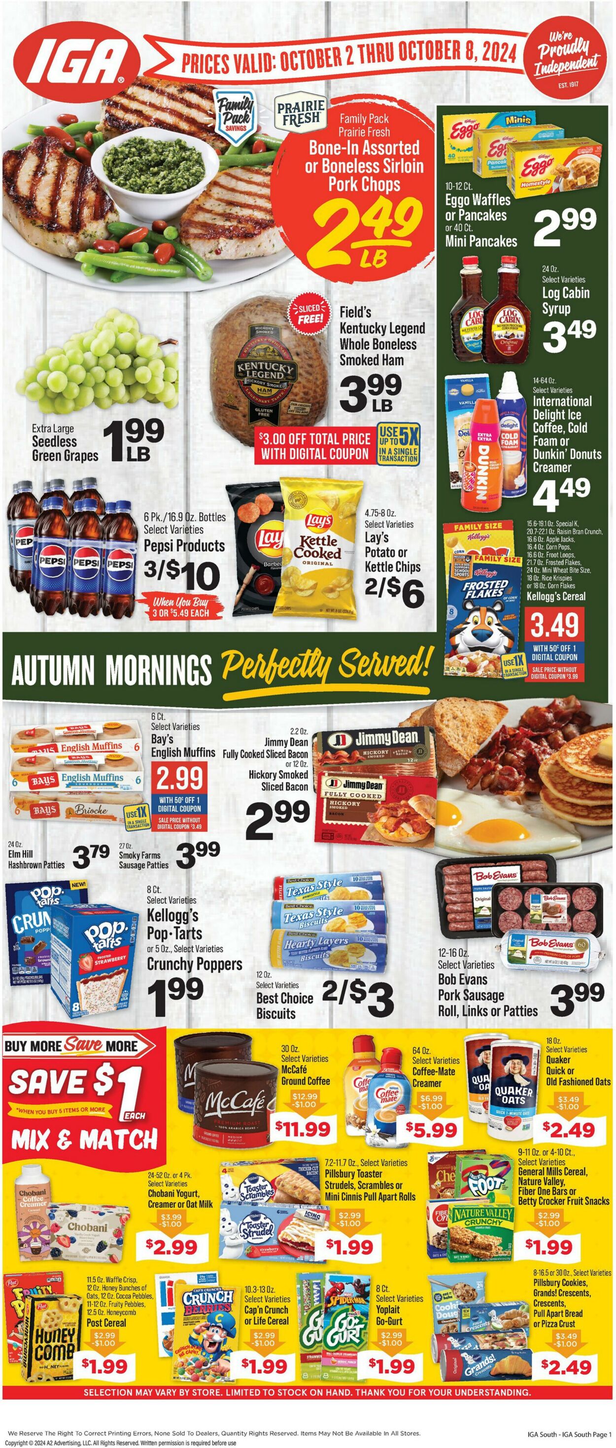 Weekly ad IGA 10/02/2024 - 10/08/2024