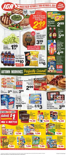 Weekly ad IGA 10/21/2024 - 10/27/2024