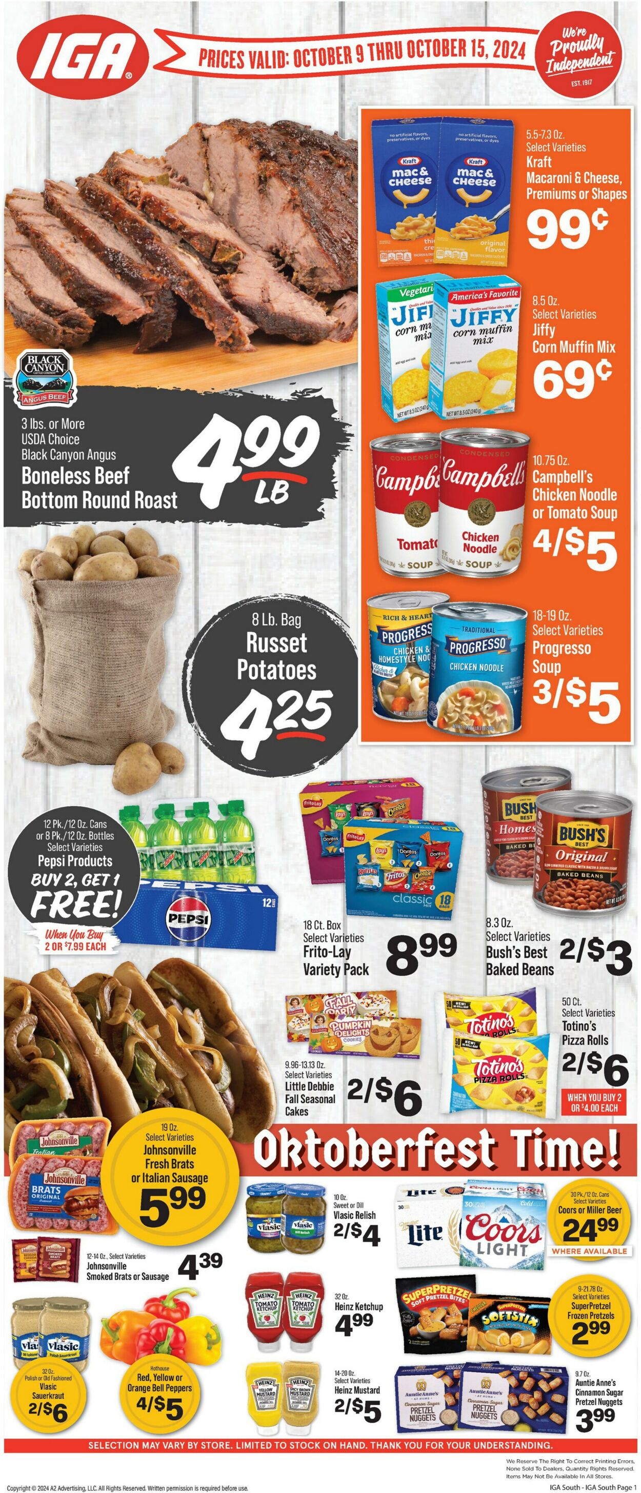 Weekly ad IGA 10/09/2024 - 10/15/2024