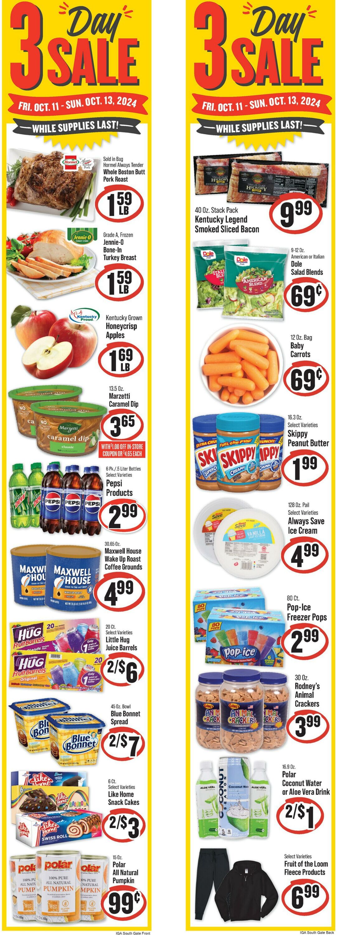 Weekly ad IGA 10/09/2024 - 10/15/2024