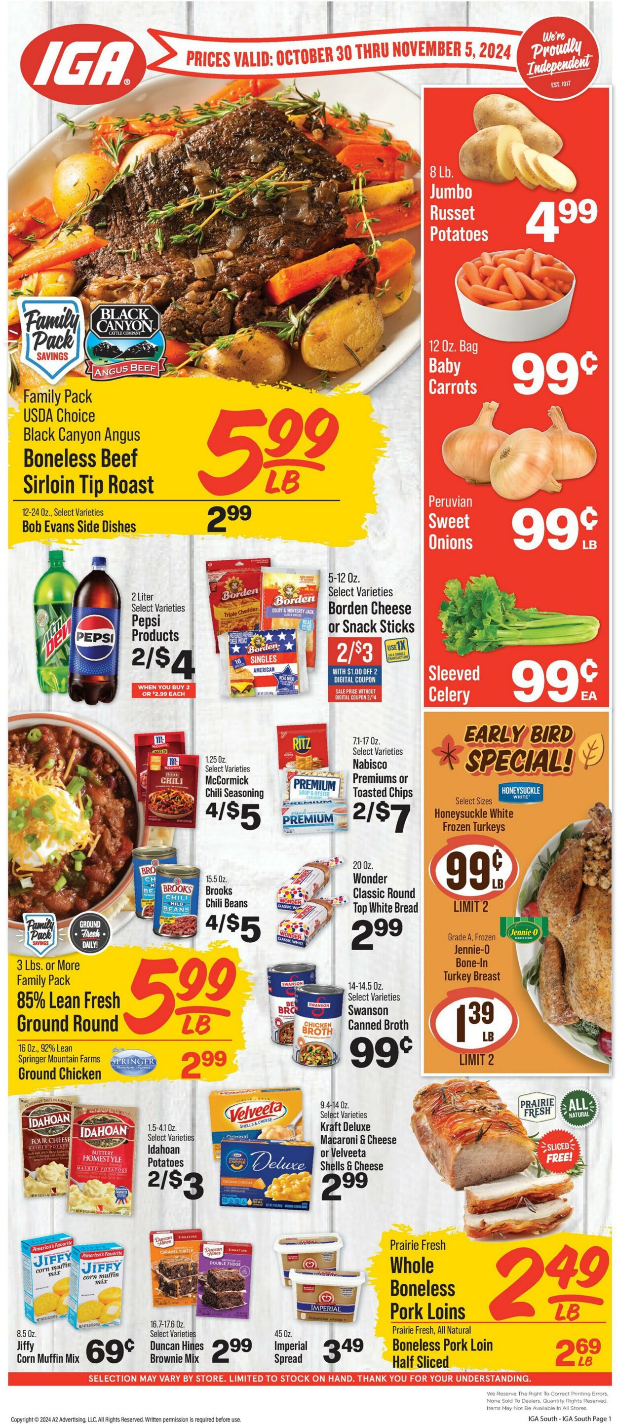 Weekly ad IGA 10/30/2024 - 11/05/2024