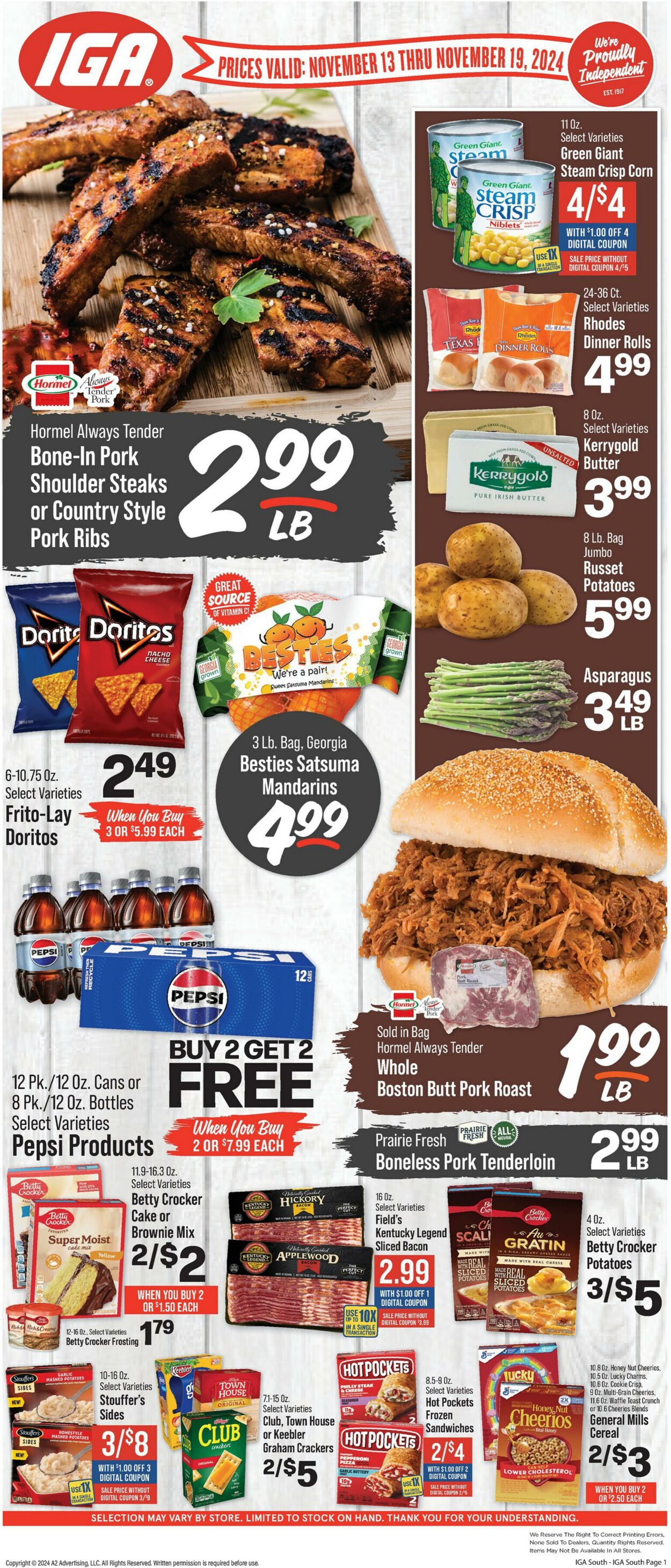 Weekly ad IGA 11/13/2024 - 11/19/2024