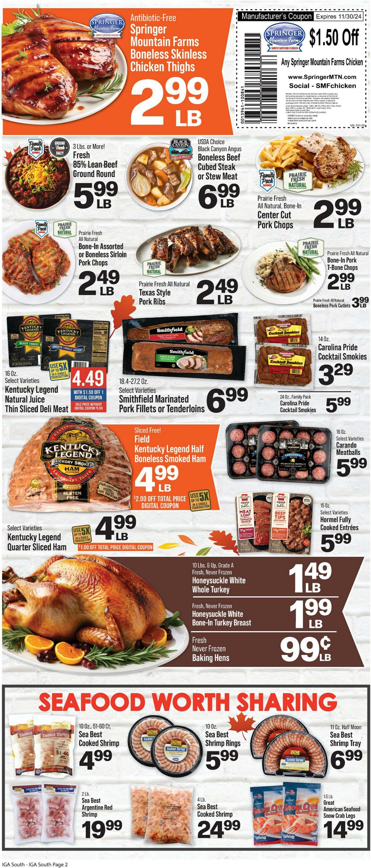 Weekly ad IGA 11/20/2024 - 11/28/2024