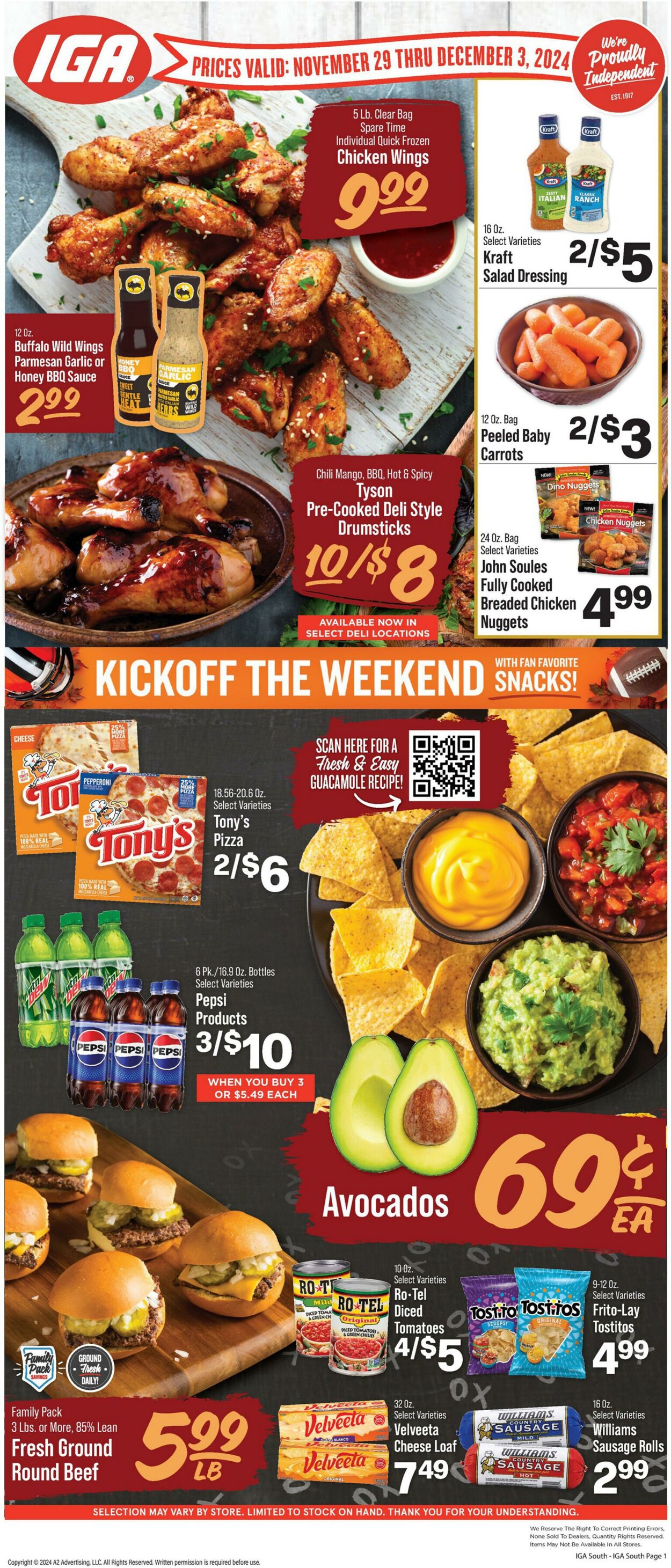 Weekly ad IGA 11/29/2024 - 12/03/2024