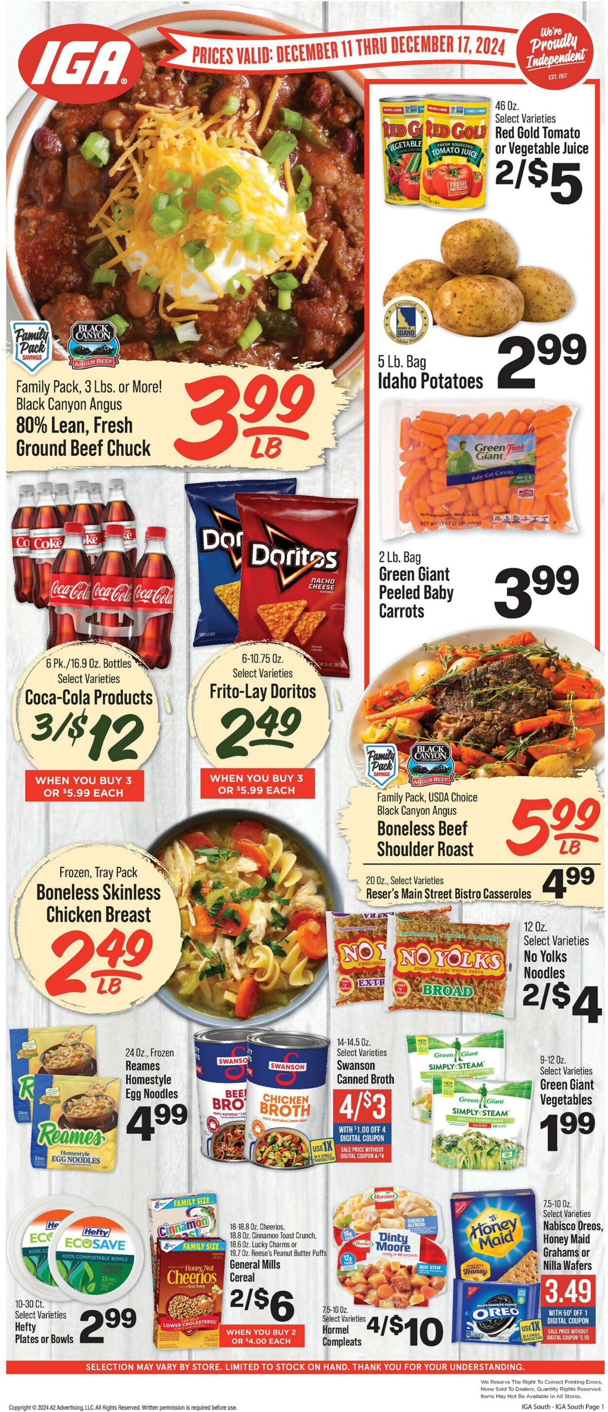 Weekly ad IGA 12/11/2024 - 12/17/2024