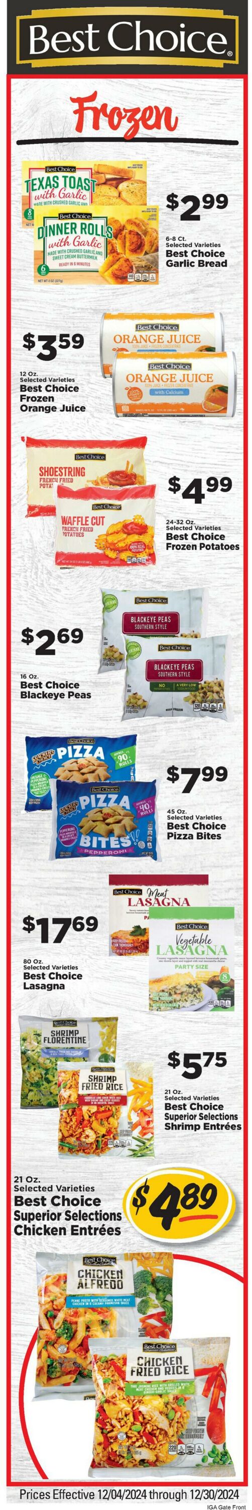 Weekly ad IGA 12/18/2024 - 12/25/2024