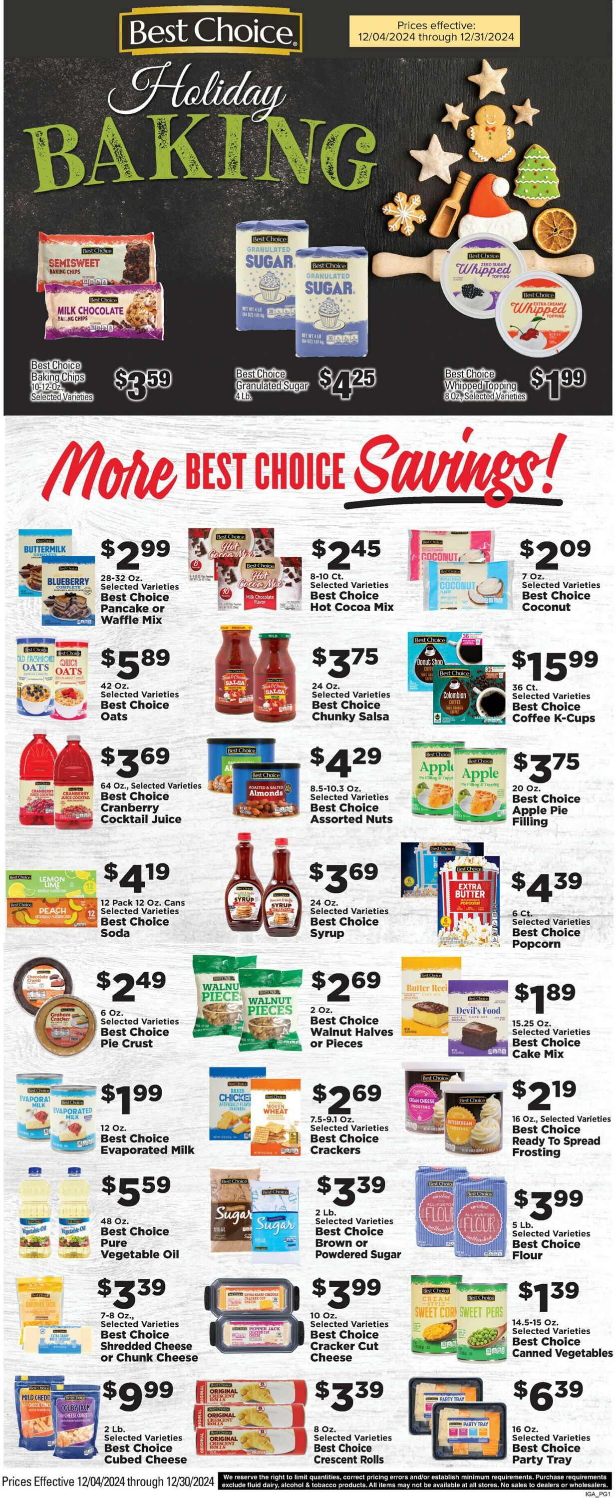 Weekly ad IGA 12/18/2024 - 12/25/2024