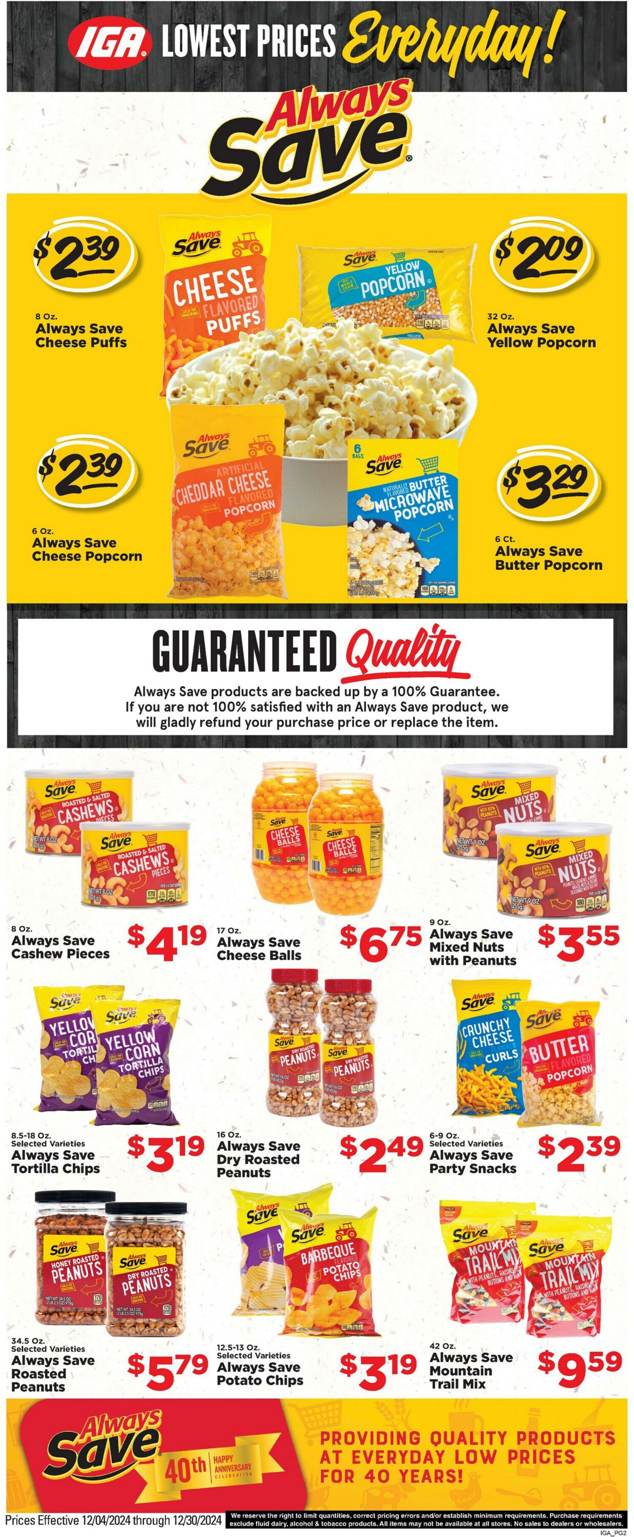 Weekly ad IGA 12/18/2024 - 12/25/2024