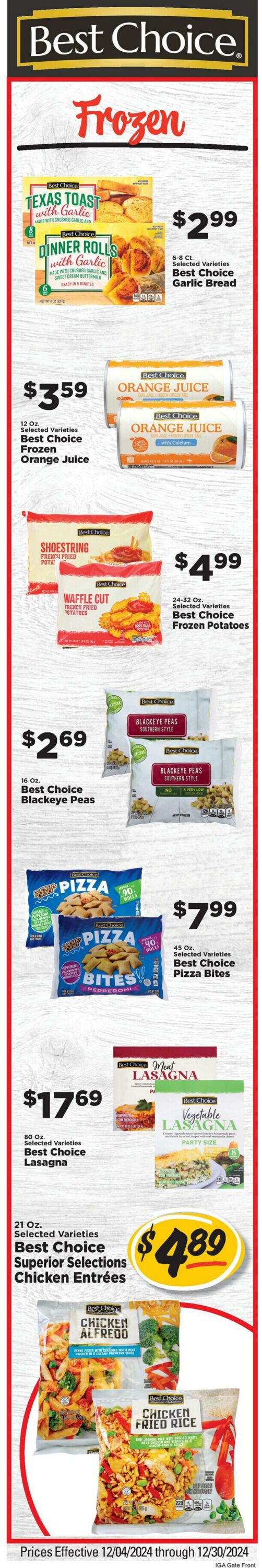 Weekly ad IGA 12/26/2024 - 12/31/2024