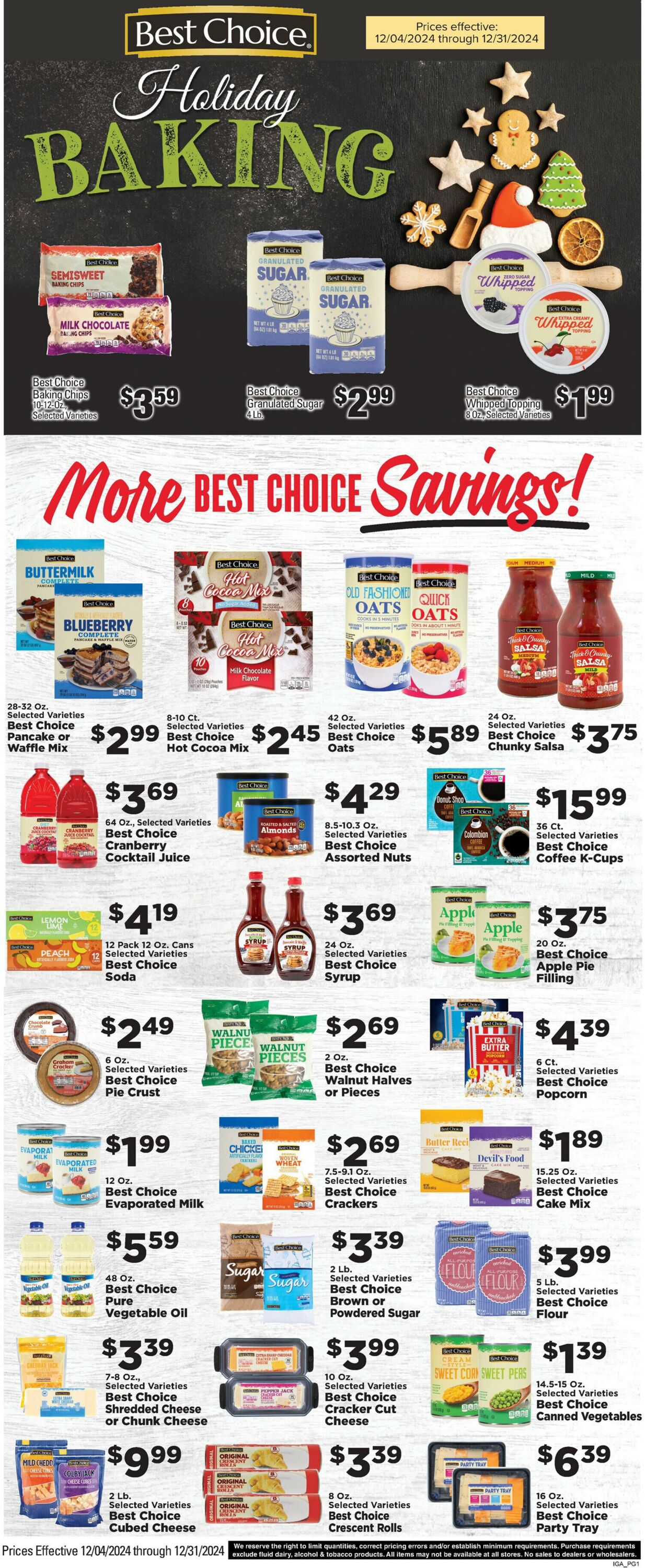 Weekly ad IGA 12/26/2024 - 12/31/2024