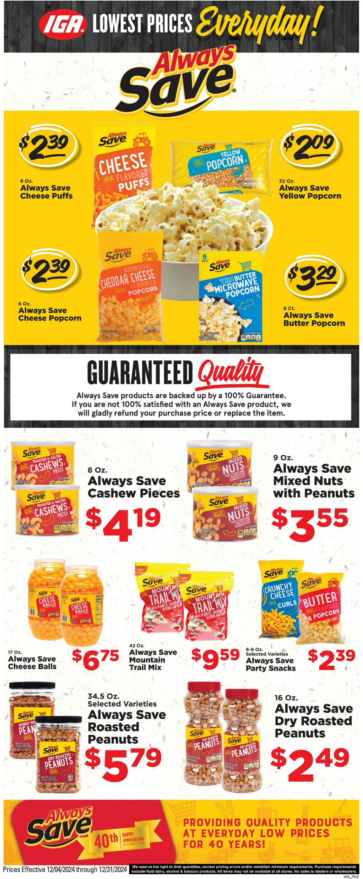 Weekly ad IGA 12/26/2024 - 12/31/2024