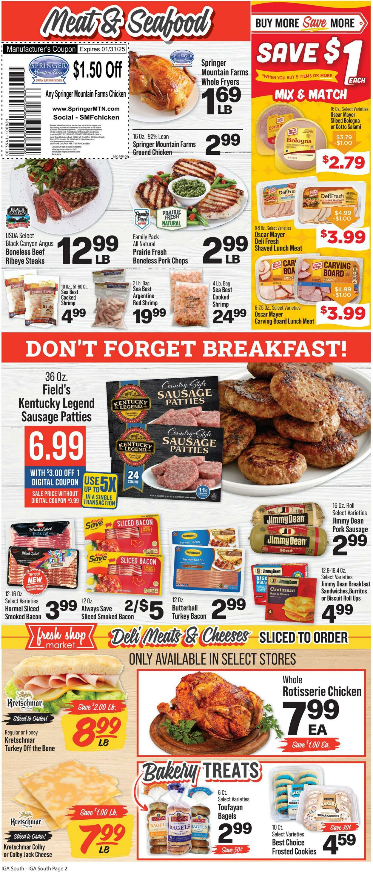 Weekly ad IGA 01/01/2025 - 01/07/2025