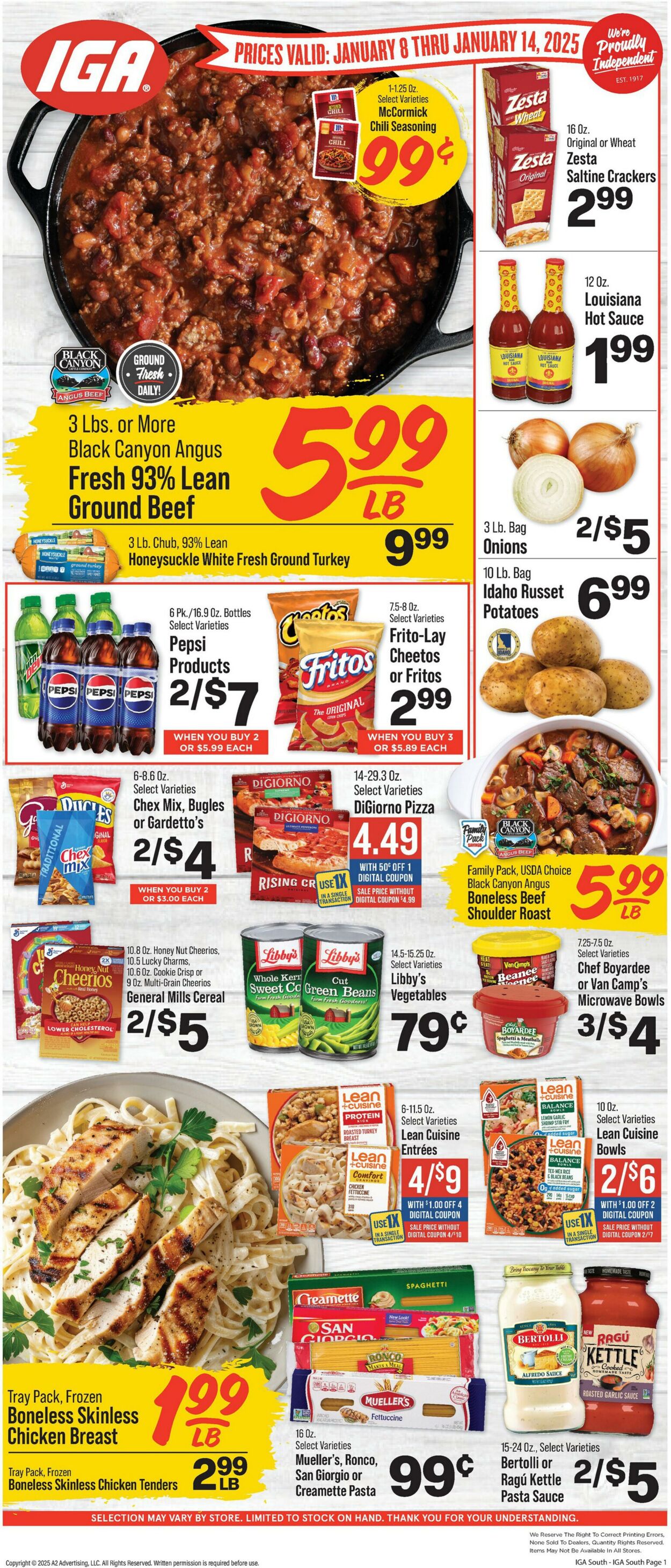 Weekly ad IGA 01/08/2025 - 01/14/2025